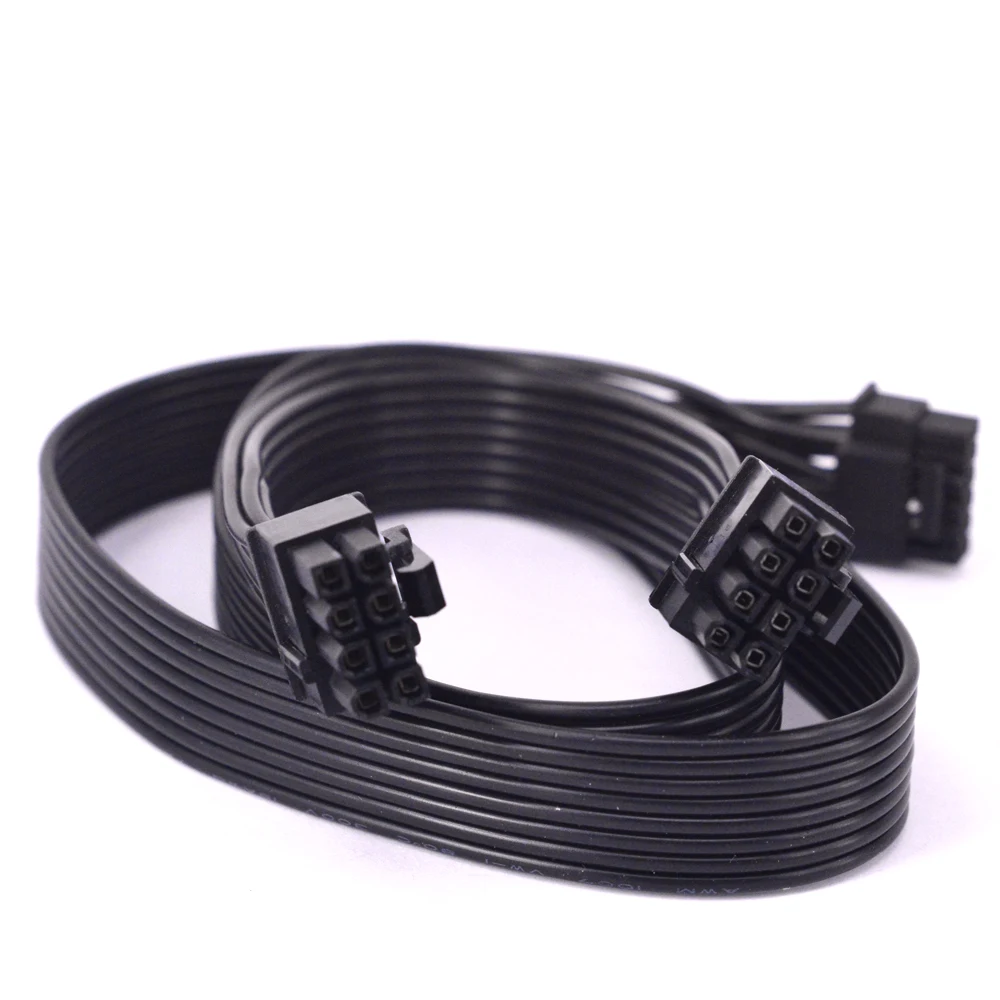 PCIe 5.0 12VHPWR PSU สายไฟ Dual 8pin to 16pin PCI-e Gen 5.0 ATX 3.0 แหล่งจ่ายไฟ Modular GPU 8 Pin ชาย 12 + 4Pin ชาย