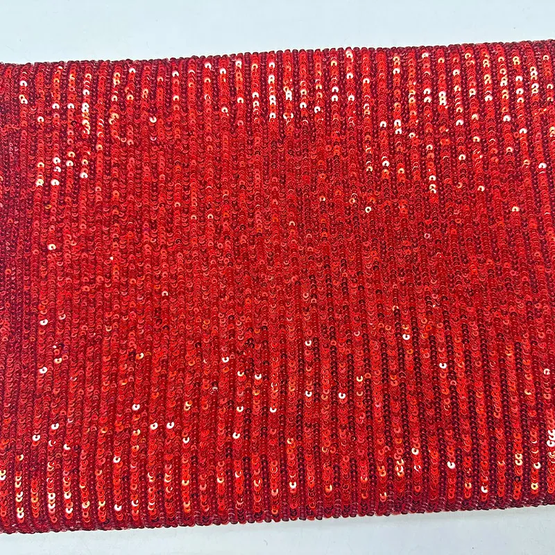

French Mesh Stripe Sequin Embroidery Fabric for Dress Clothing Design Background Cloth Diy By The Yard Sewing Material