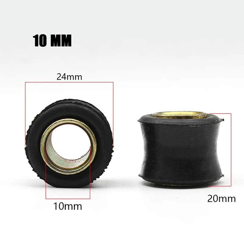 USERX Universal motorcycle 10MM 12MM rear shock absorber sleeve buffer rubber ring bushing fixed ring rear sleeve scooter