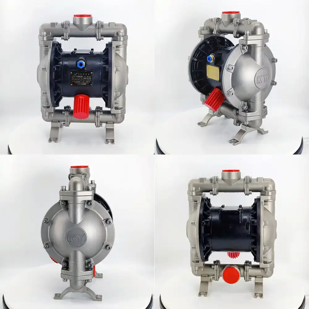 

Alkali Resistant High Temperature Stainless Steel Pneumatic Double Diaphragm Pump for Industrial Fluid Transfer for Chemical