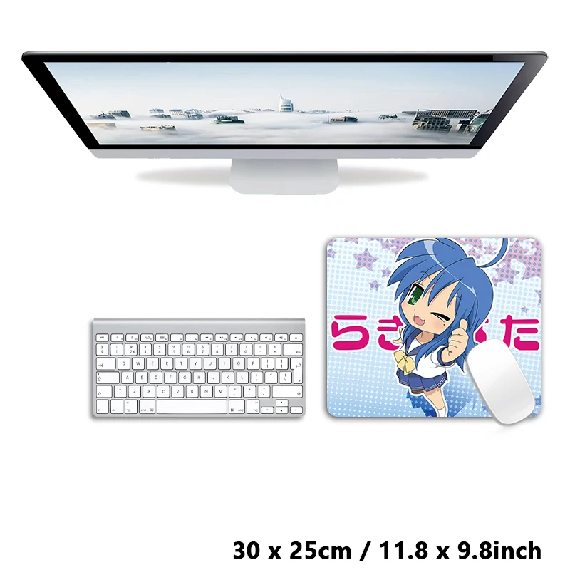 Lucky Star Konata Kawaii süßes großes Mauspad, Tastaturpad, Anime-Spiel, Mauspad