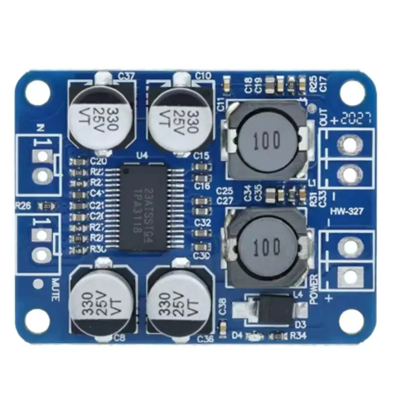 1PCS TPA3118 60W Mono Digital Audio Power Amplifier Board DC 12V-24V Amp Module