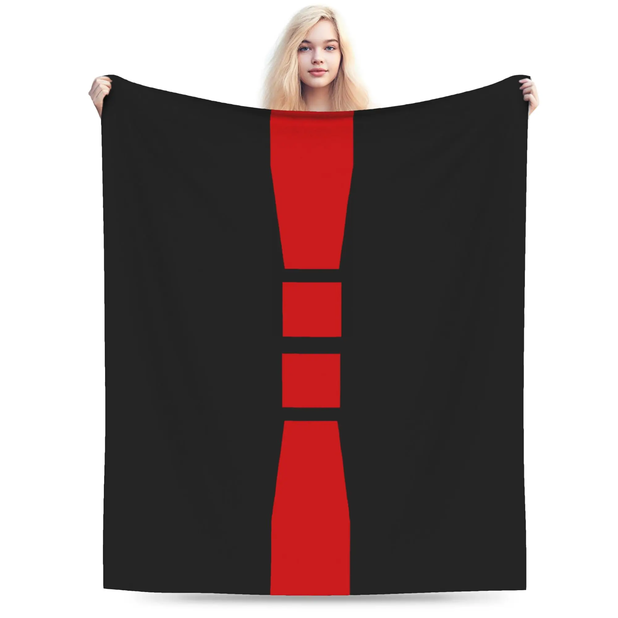 Custom 3D Print Exclamation  Metal Metal Gear Alert Blankets Soft Flannel Summer Video Game Throw Blanket for Sofa Home Bedroom