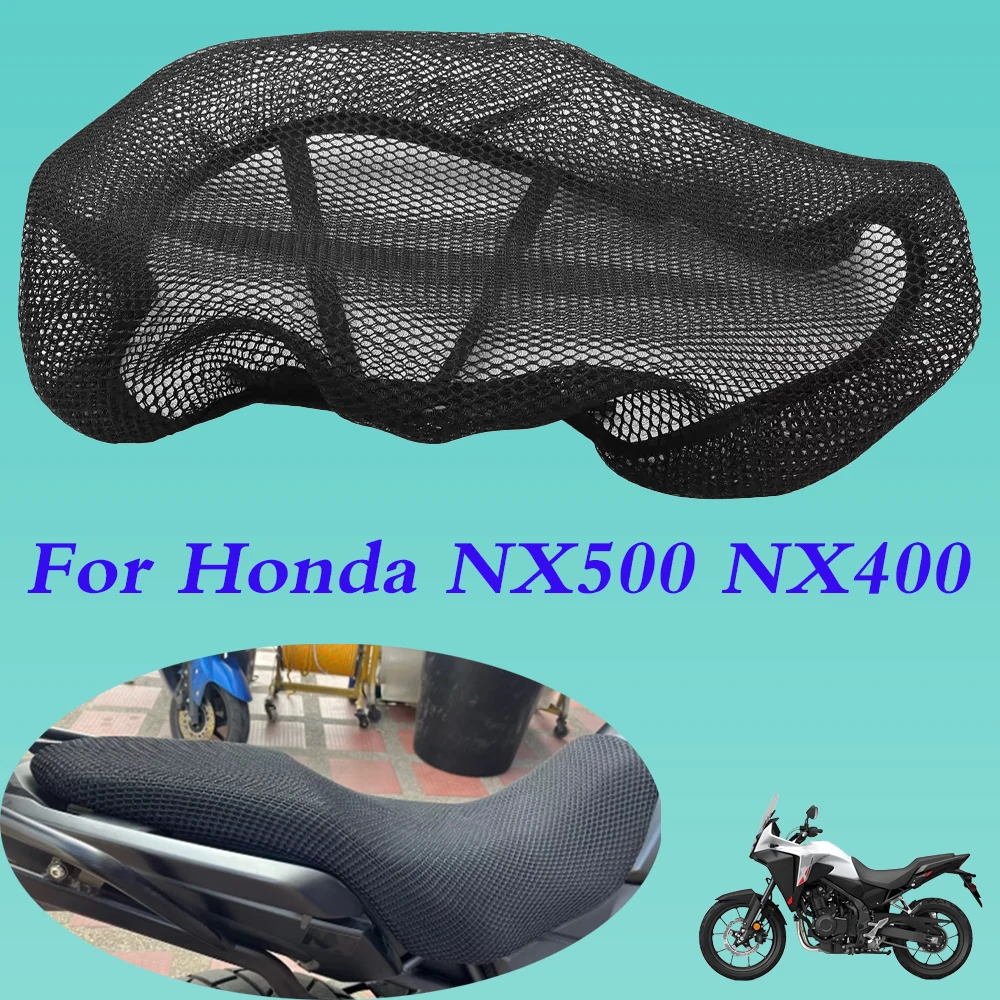 

For Honda NX500 NX400 NX 500 400 Motorcycle Accessories Mesh Breathable Seat Cushion Cover Heat Insulation Seat Cover Protecting