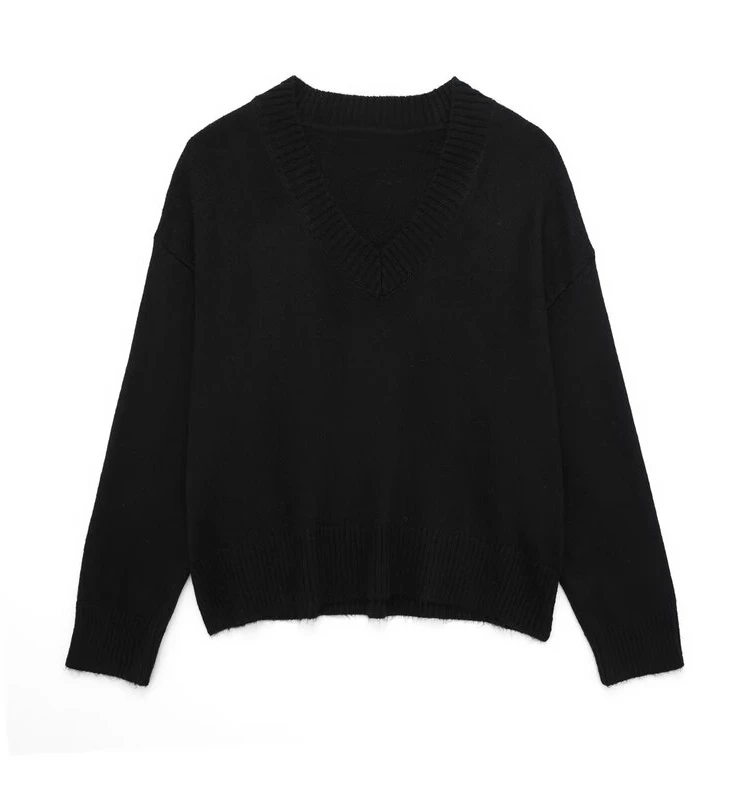 Printemps 2024 V-Ne tricots pull ample polyvalent haut taille haute jupe Faion ensemble pour les femmes dans leurs vingt tard
