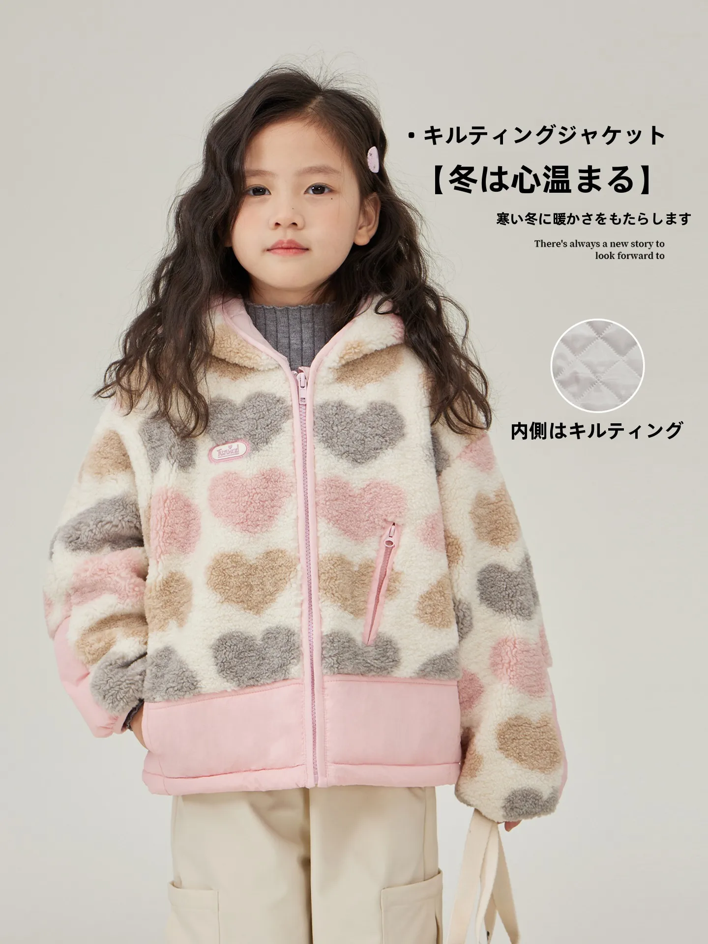 thiened-lamb-fur-hooded-cotton-jaet-for-girls-autumn-winter-warm-windproof-long-sve-zipper-closure-sweet-sle-coat