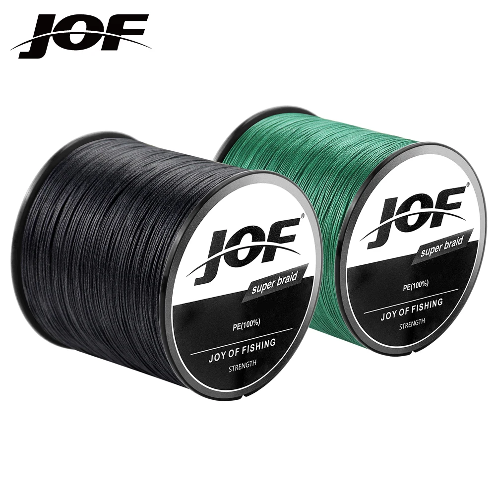 JOF 8 Strands Abrasion Resistant Braided Fishing Line PE Super Strong Anti-bite Line, Fishing Accessories For Freshwater 3000M