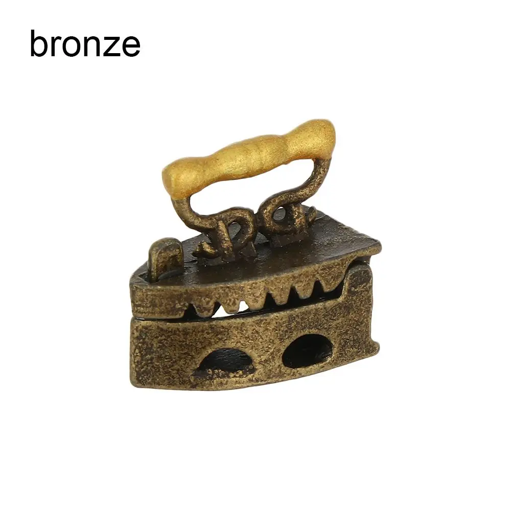 Gift Scene Model  Accessories  House Furniture Dollhouse Miniature Iron Ironing Clothes Mini Vintage Tool