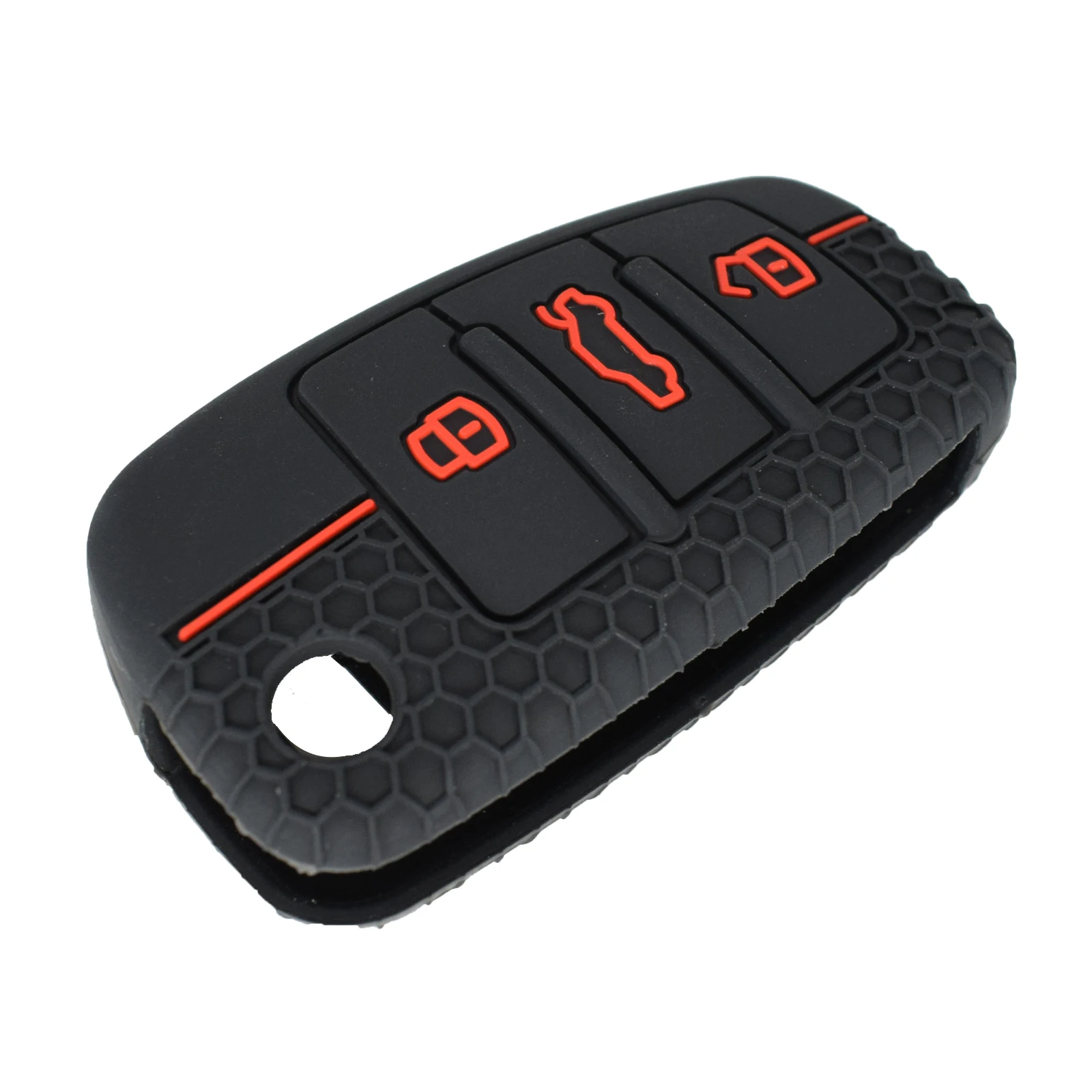 For Audi A1 S1 A3 S3 A4 A6 RS4 TT Q3 Q7 2005 - 2013 Remote Car Key Cover Shell Skin Protector Silicone Auto Key Case Fob Keyless