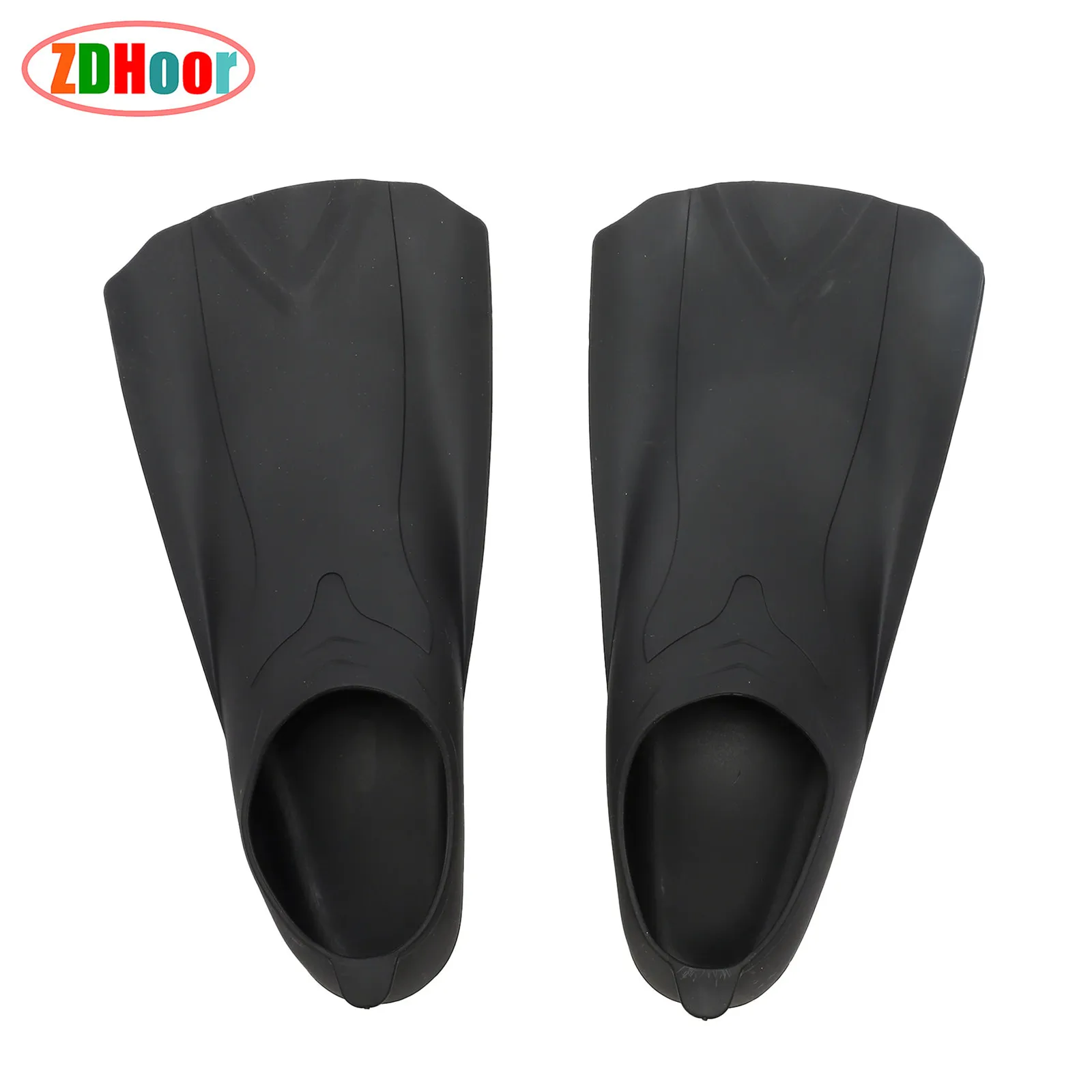 

Silicone Swimming Flippers Flexible Comfortable Gear Full Foot Flippers for Snorkeling Swimming Diving Training Flippers