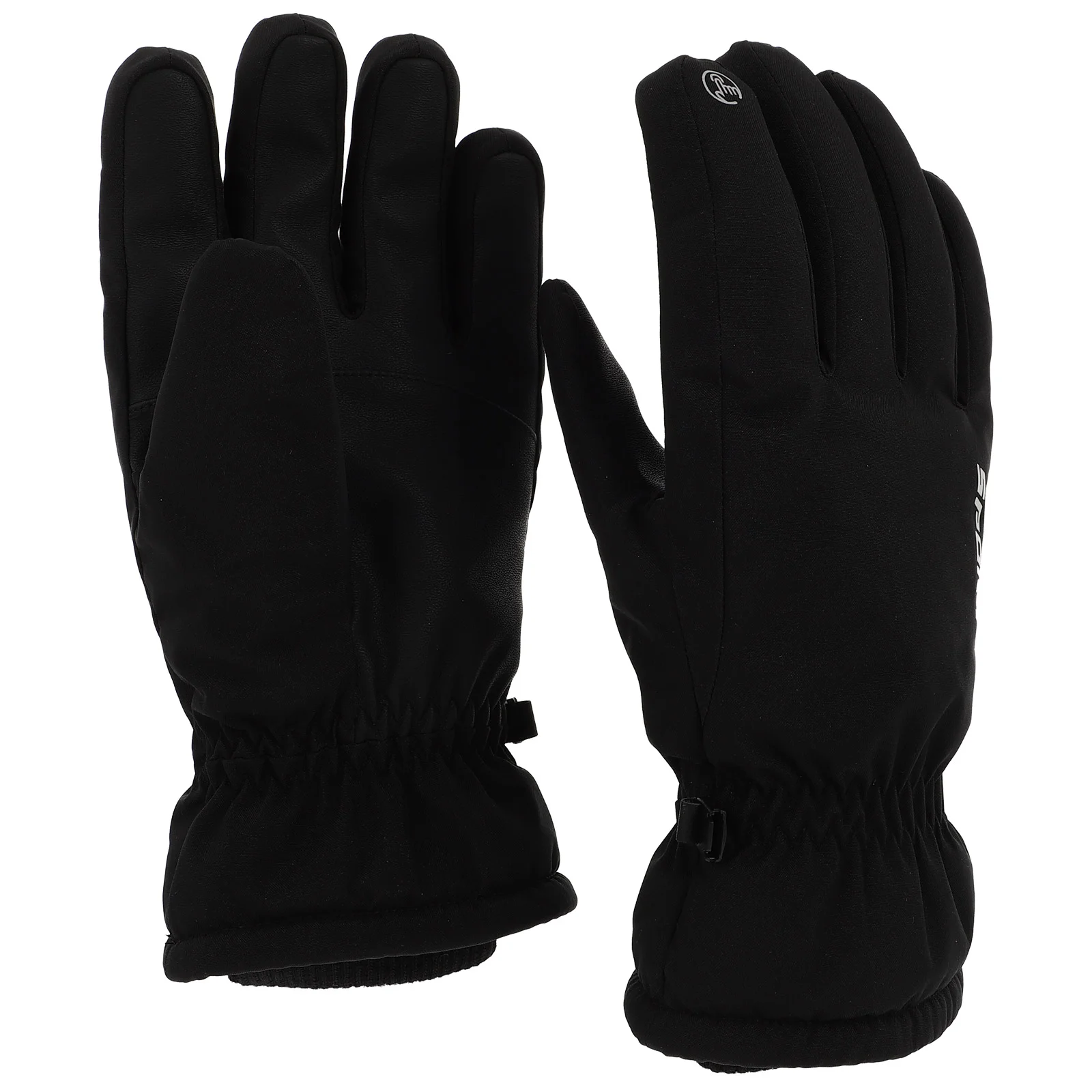 

Warm Keeping Gloves Waterproof Anti skid Black Lightweight Adjustable Wrist Warmth Retention Ski Camping Windproof Outdoor