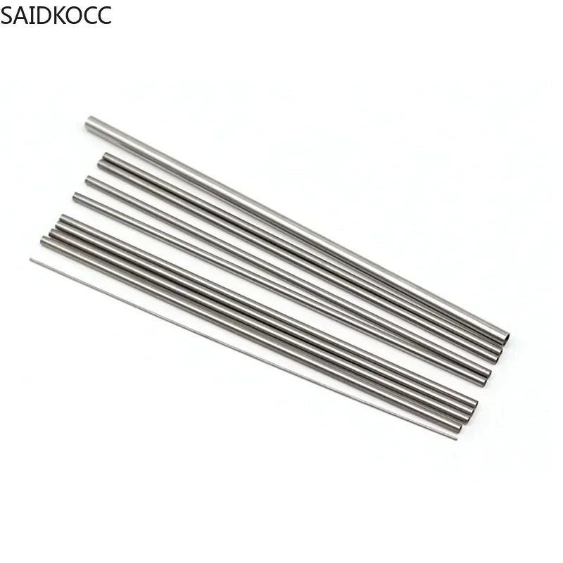 SAIDKOCC 50pcs/lot SS304 Stainless Steel Capillary Tube Industry Stainless Steel Pipe Material Free Cutting Size