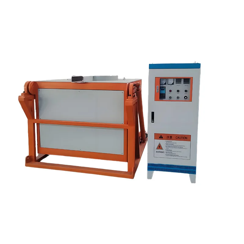 生産用電磁誘導アルミニウム溶解炉銅インゴットライン自動鋳造機