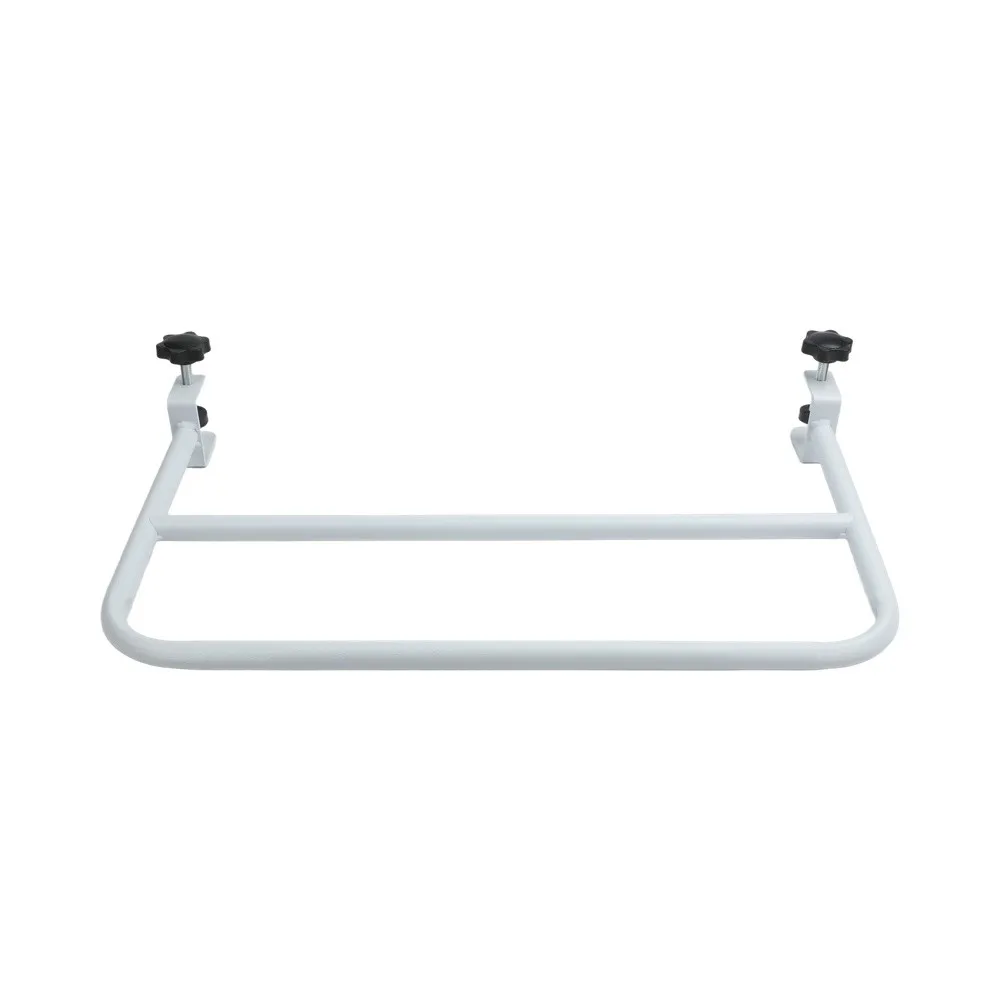 Barra de apoyo metálica para cama, riel lateral de acero resistente para prevención de caídas en personas mayores, soporte de seguridad para el cuidado en el hogar sin barandilla.