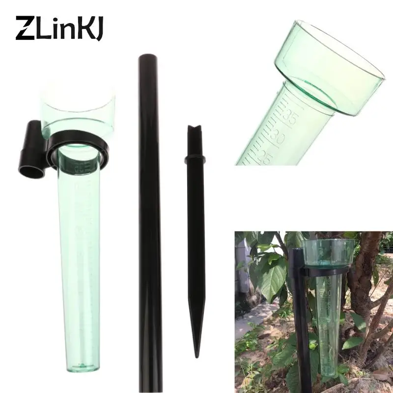 Polystyrene Rain Gauge Up to 35mm Measurement Tool For Garden Water Ground