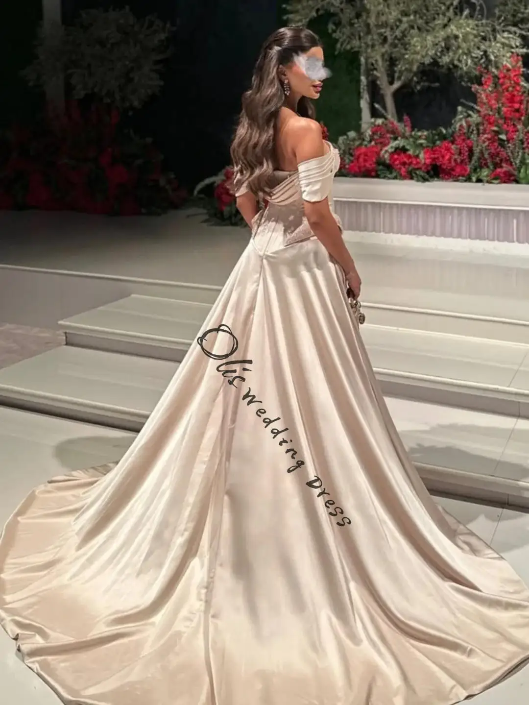 Sukienki na studniówkę bez rękawów z odkrytymi ramionami, plisowane, zdobione koralikami, do ziemi, z rozcięciem z boku, sukienki na imprezę, sukienki wieczorowe