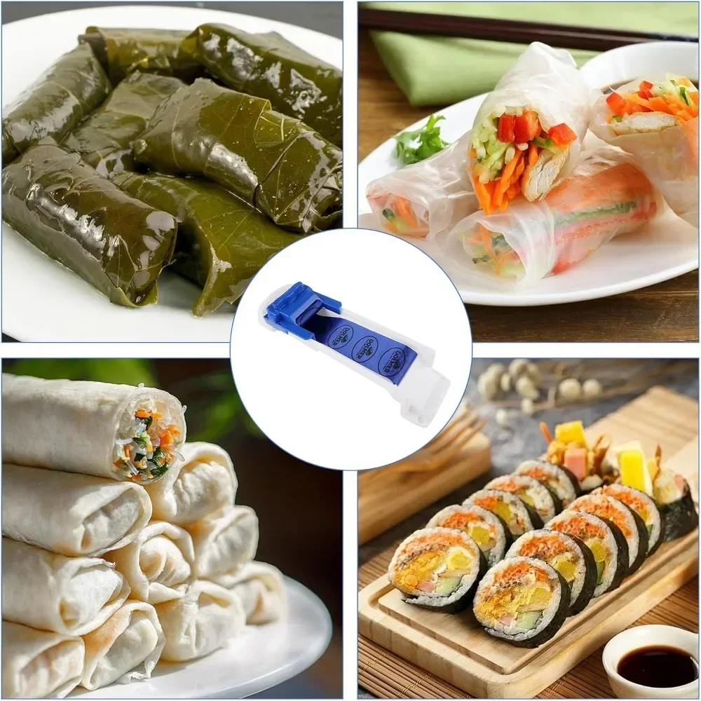 1 Pcs Grape Leaf Roll Machine Vegetable Drum Machine Sushi Meat Roll Tools Kitchen Rattan Leaf Roll Accessories
