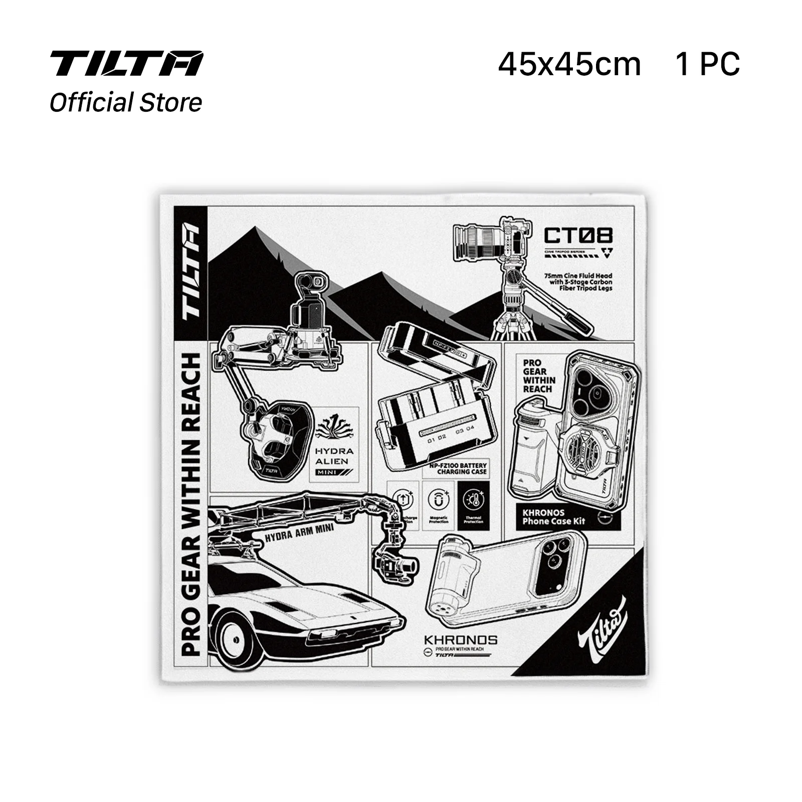 TILTA Magic Wrapper Doek Camera Case Lensdoek Beschermhoes voor Canon Nikon Sony DSLR Lens Flitsaccessoires Opslag