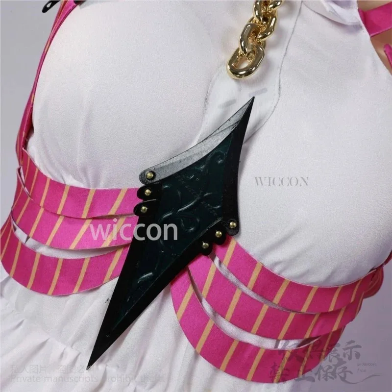 

COSda@Carlotta Anime Game Wuthering Waves Cosplay Costume Lovely Sexy Dress Lolita Earring Headwear Wig For Halloween Girls Cust