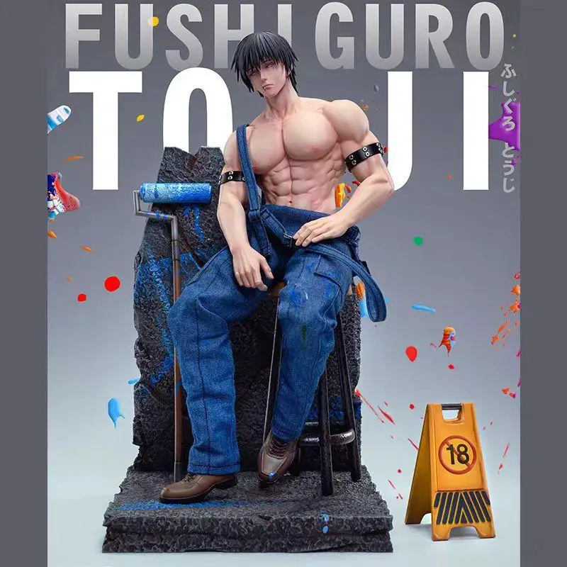 Brand New GK 1/6 Jujutsu Kaisen Gojo Satoru  Fuhei Shuer Paint Spell Return To War Limited Edition Handheld Gk Statue Model Toy