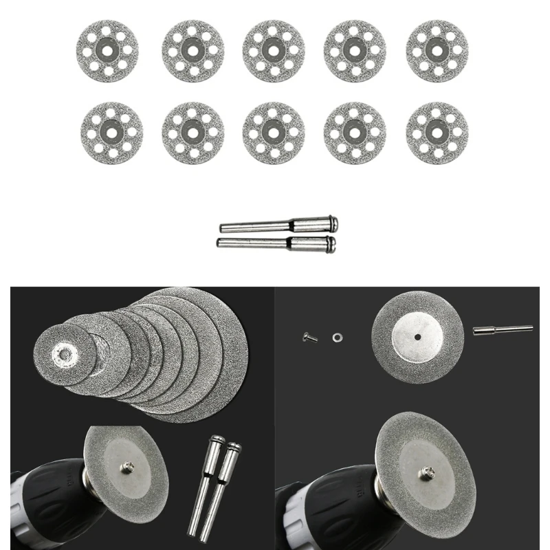 Diamond Cutting Discs Metal  Blade Set for Rotary Tools Mini Circulars  Blade Cut-Off  Diamond Cutting
