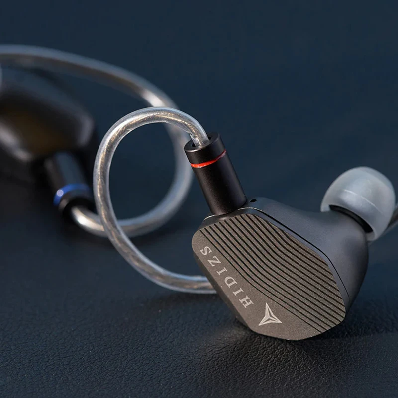 HIDIZS MP143 Соль 14,3 мм Большие плоские мониторы HIFI Наушники-вкладыши Hi-Res Audio Штекер 0,78 мм 3,5/4,4 мм 6N Посеребренный кабель