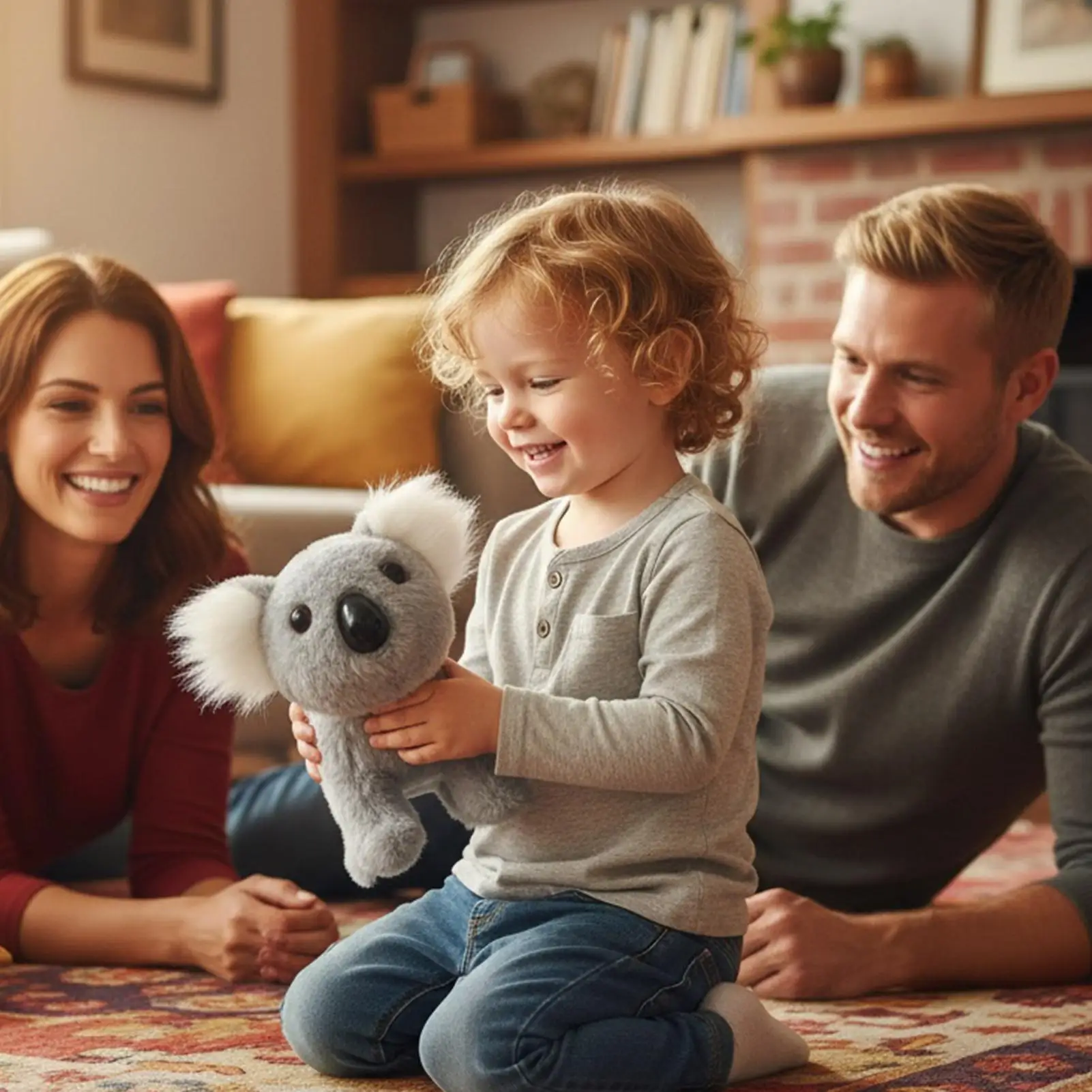 Jouet Koala de marche réaliste et apaisant, Koala électrique en peluche pour enfants garçons d'âge préscolaire adolescents salon