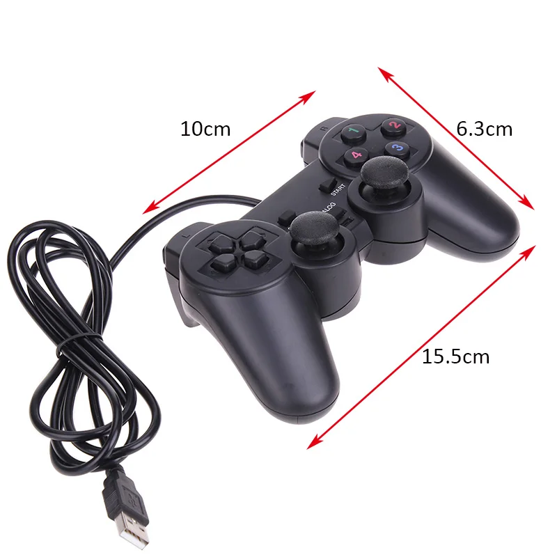 USB Wired Controller Game Joystic Gamepad Vibration Joystick For playstation  For WinXP/Win7/Win8/Win10 For PC Computer Laptop