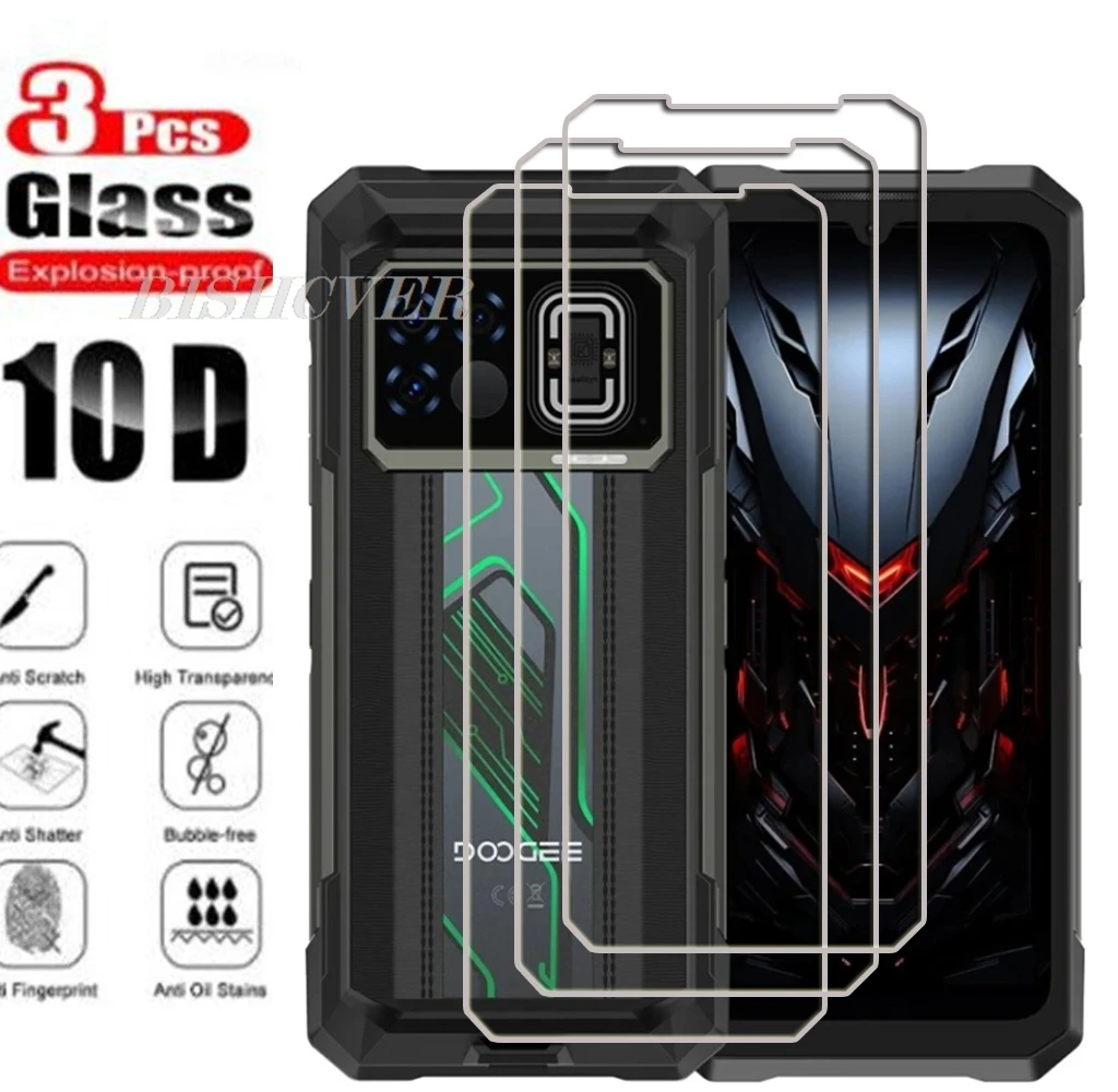 

9H Tempered Glass For DoogeeFire6Max Fire6Max 6.72" Doogee Fire 6 Max Screen Protective Protector Cover Film
