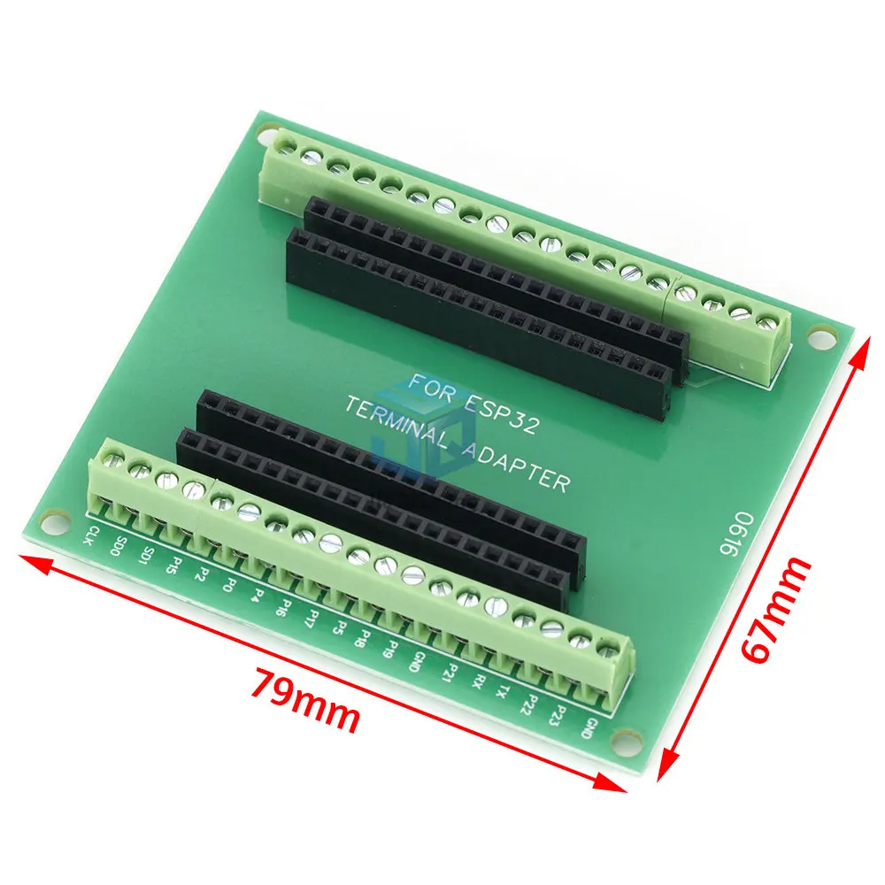 ESP-WROOM-32 Microcontroller Development Board ESP32 Expansion Breakout Board GPIO 1 into 2 for 38PIN Narrow Version