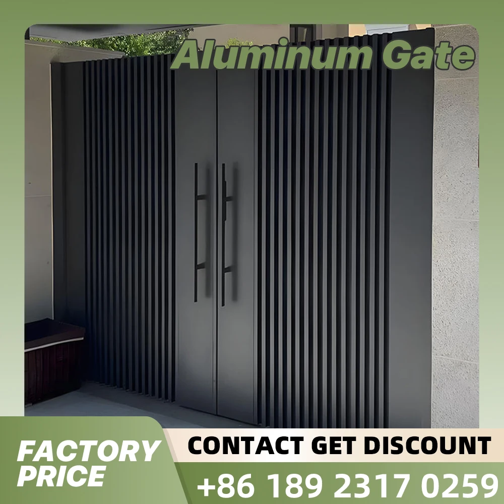 Aluminum Gate High QualityLatest Luxury Automatic Aluminum House Gate High Security Sliding Gates Design for Residential Areas