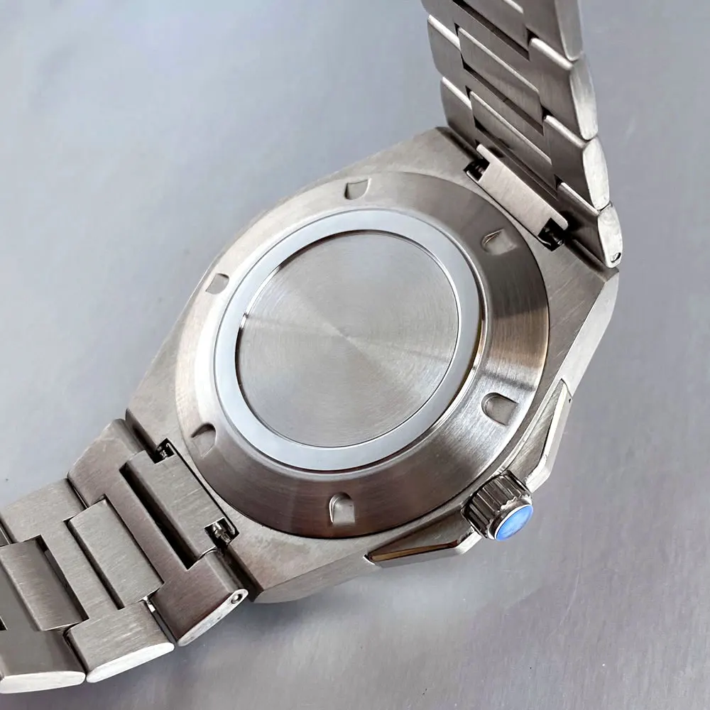 Customized Fashion Mother of Pearl Shell Dial Lume 40mm Sandblasted Case NH35 Mechanical Men Automatic Watch SapphireGlass 10ATM