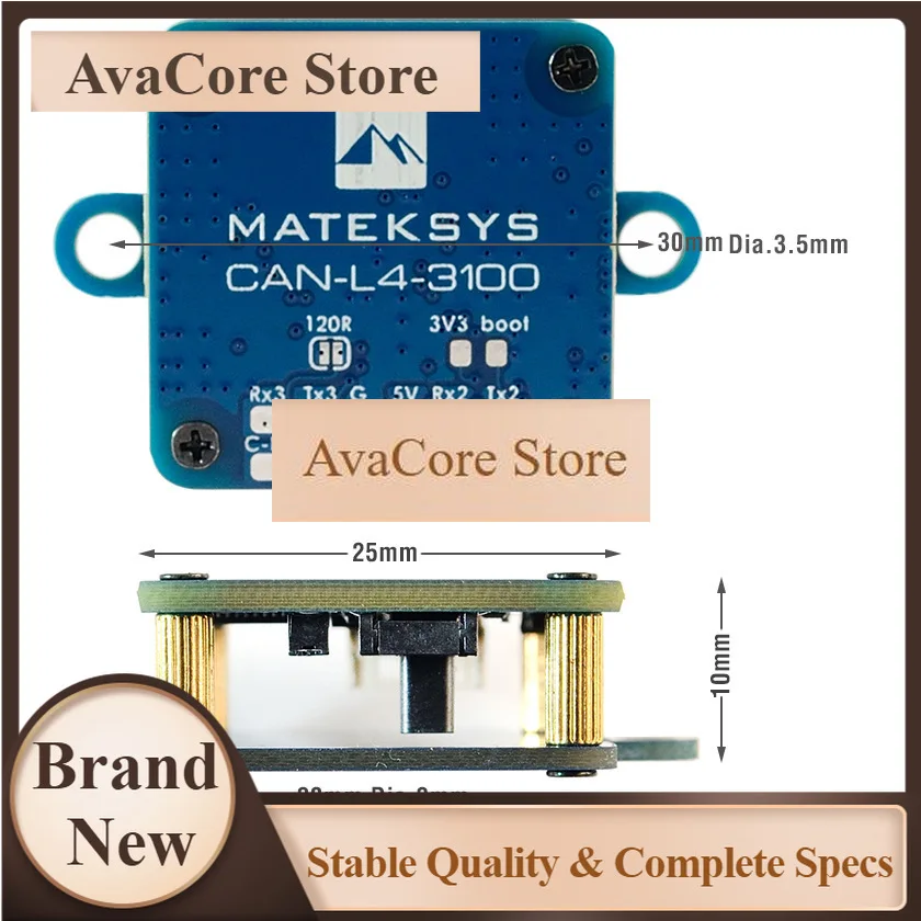 AvaCoreMatek GPS Magnetometer Sensor High Resolution Low Power Anti Interference For CAN L4 3100 RM3100