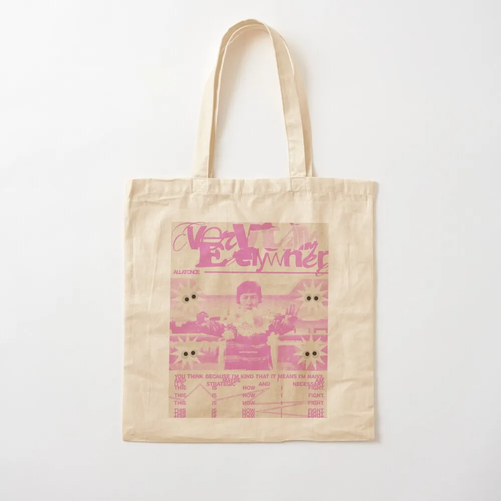 everything, everywhere, all at once poster Tote Bag Canvas shopping bag logo hand bag ladies the tote