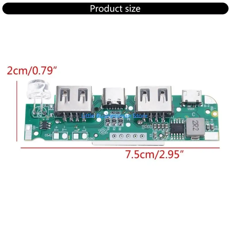 DIY Ladegerät Board Modul mit LED-Anzeige Motherboard M76A – Detail 6