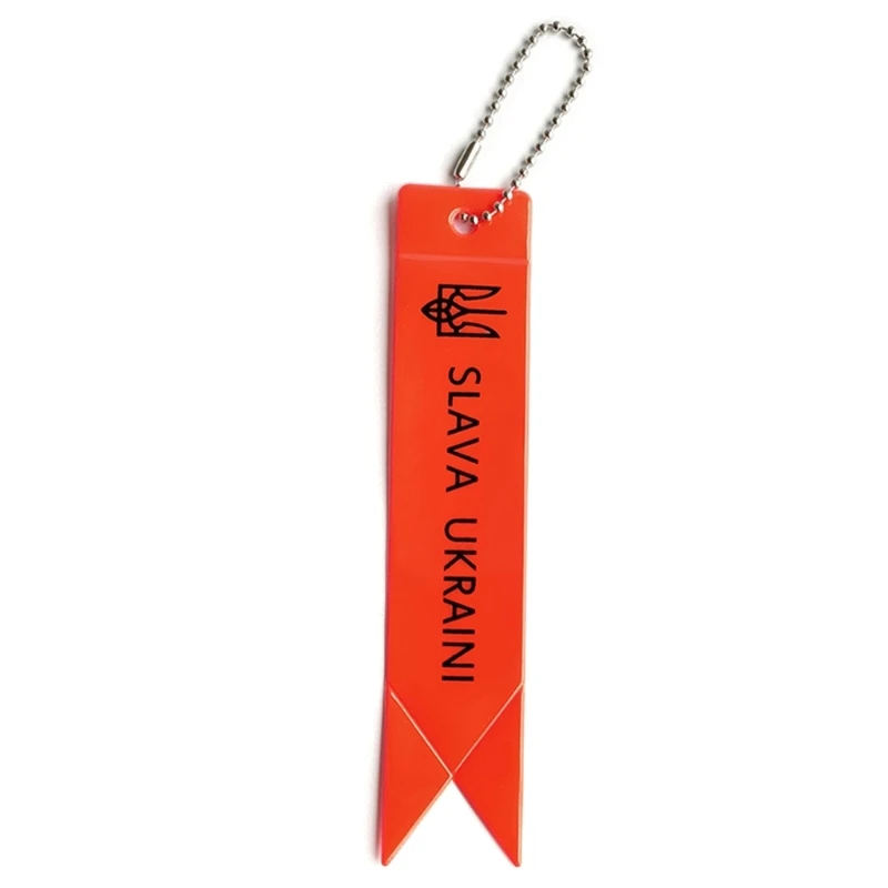 Reflective Keychain Bag Pendant Accessories Reflector Keyrings For Visible Safety Night Safety Reflector