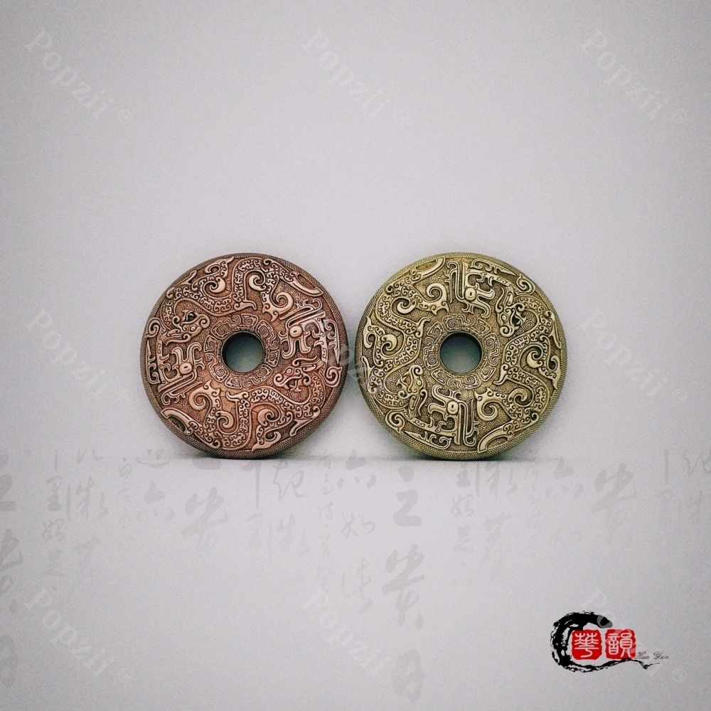 LEYANG Red Copper Snap coin Adults Stress Relief toys Office Stress Relief Gadgets Cool Gadget Anxiety Toys