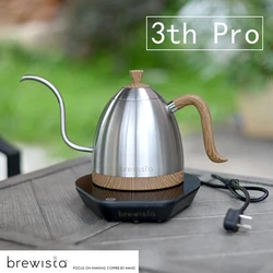 220VElectric 중국 표준 플러그 Brewista 3th pro 커피 포트, 미세 입 양조 커피 주전자, 구즈넥 600ml