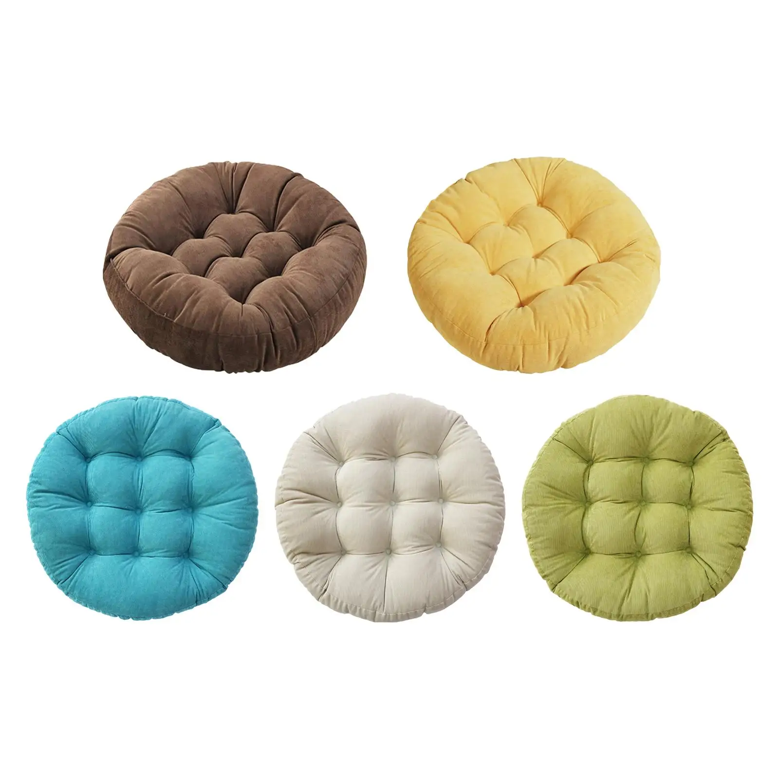 

Floor Seating Cushion Corduroy Cover Washable Decoration Floor Pillow Hammock Chair Pad Round Pillow for Living Room Bedroom