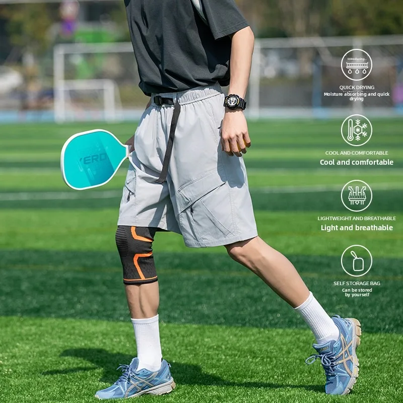 

Trendy Men's Summer Casual Shorts Quick Dry Lightweight Breathable Cargo Beach Shorts