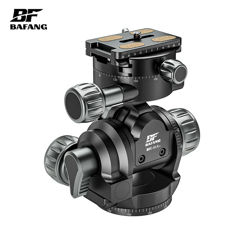 

BAFANG New Design Upgraded Tripod Ball Head Panoramic CNC Metal Camera Tripod Geared Head for Tripod Monopod DSLR Camcorder