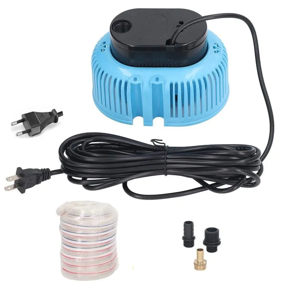 

75W Pool Cover Pump with 3 Adapters 16ft Drainage Hose Submersible Pump 2000L/H Waterproof Swimming Water Removal Pump