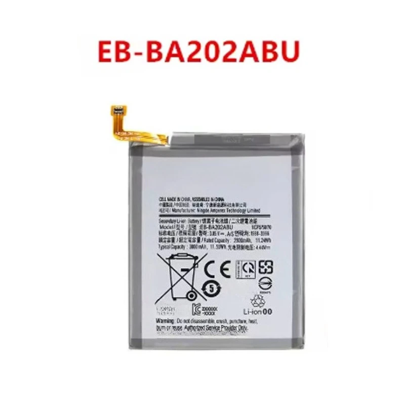 

EB-BA202ABU Replacement Battery for Samsung Galaxy A20E A10E High Safety Rechargeable Battery Stable Output Long Cycle Life