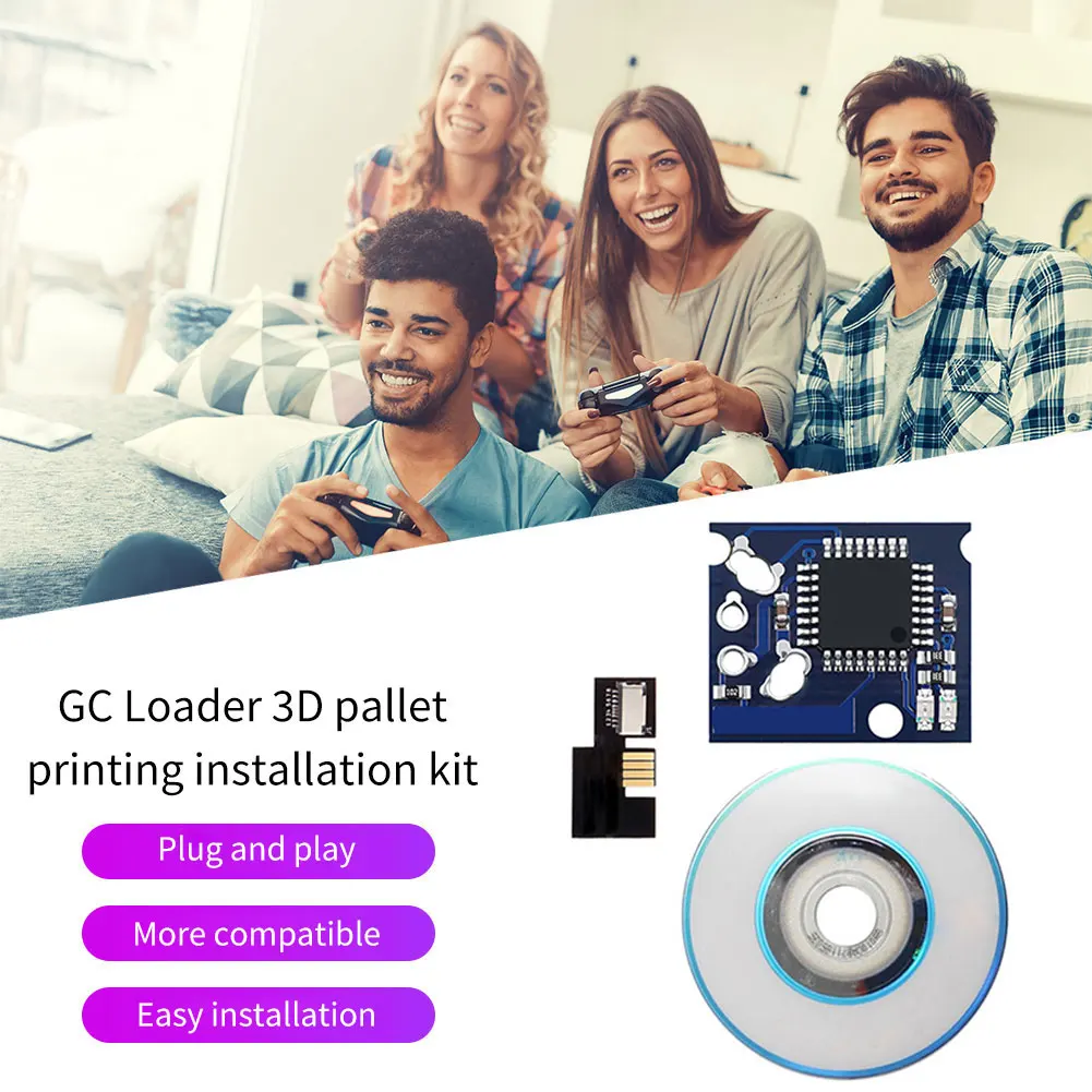 SD2SP2 محول زينو GC القراءة المباشرة وزارة الدفاع رقاقة CD-ROM أطقم لنينتندو جيم كيوب NGC لعبة وحدة التحكم استبدال أجزاء