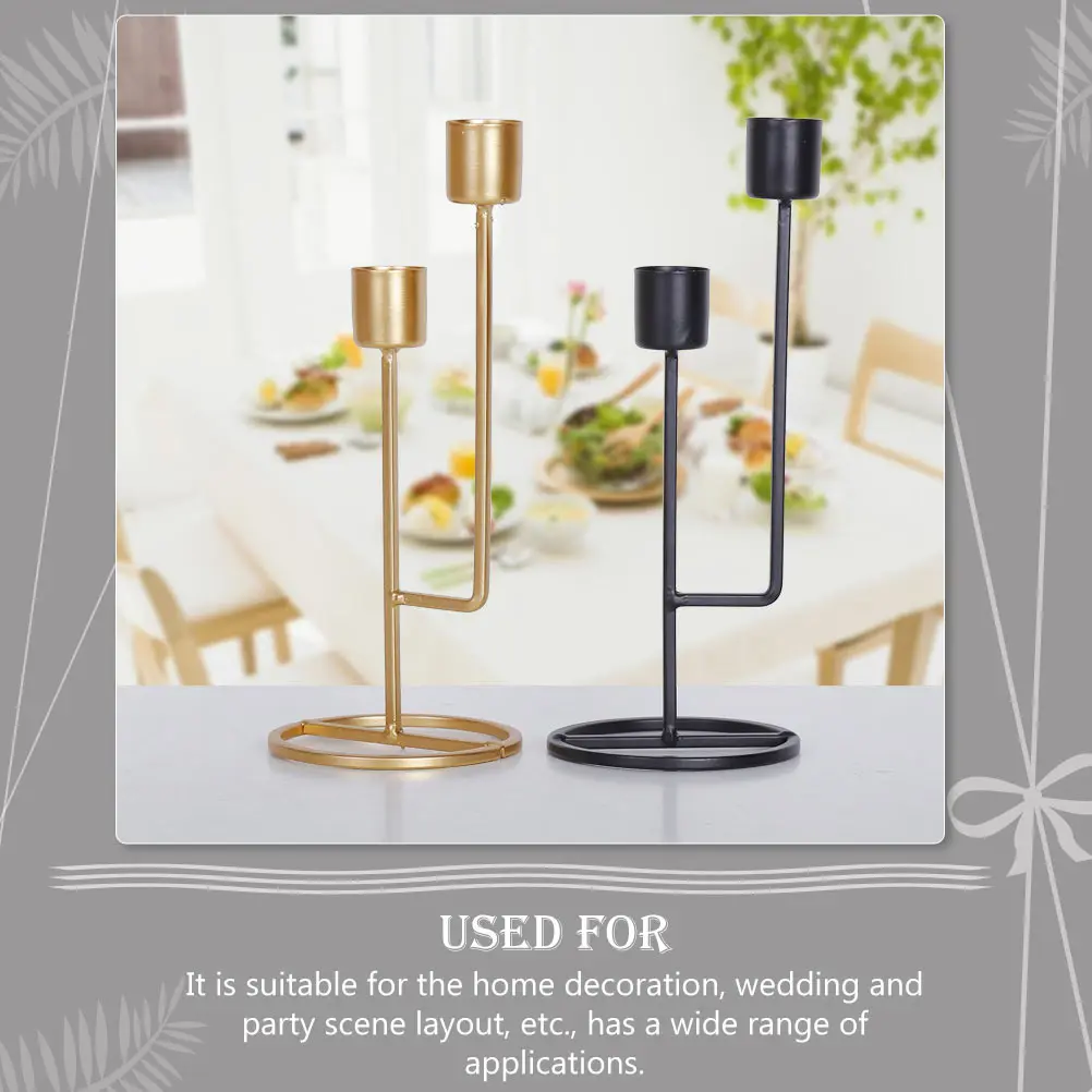 

Sticks Iron Holder Candlesticks Holders for Delicate Wedding Candleholder