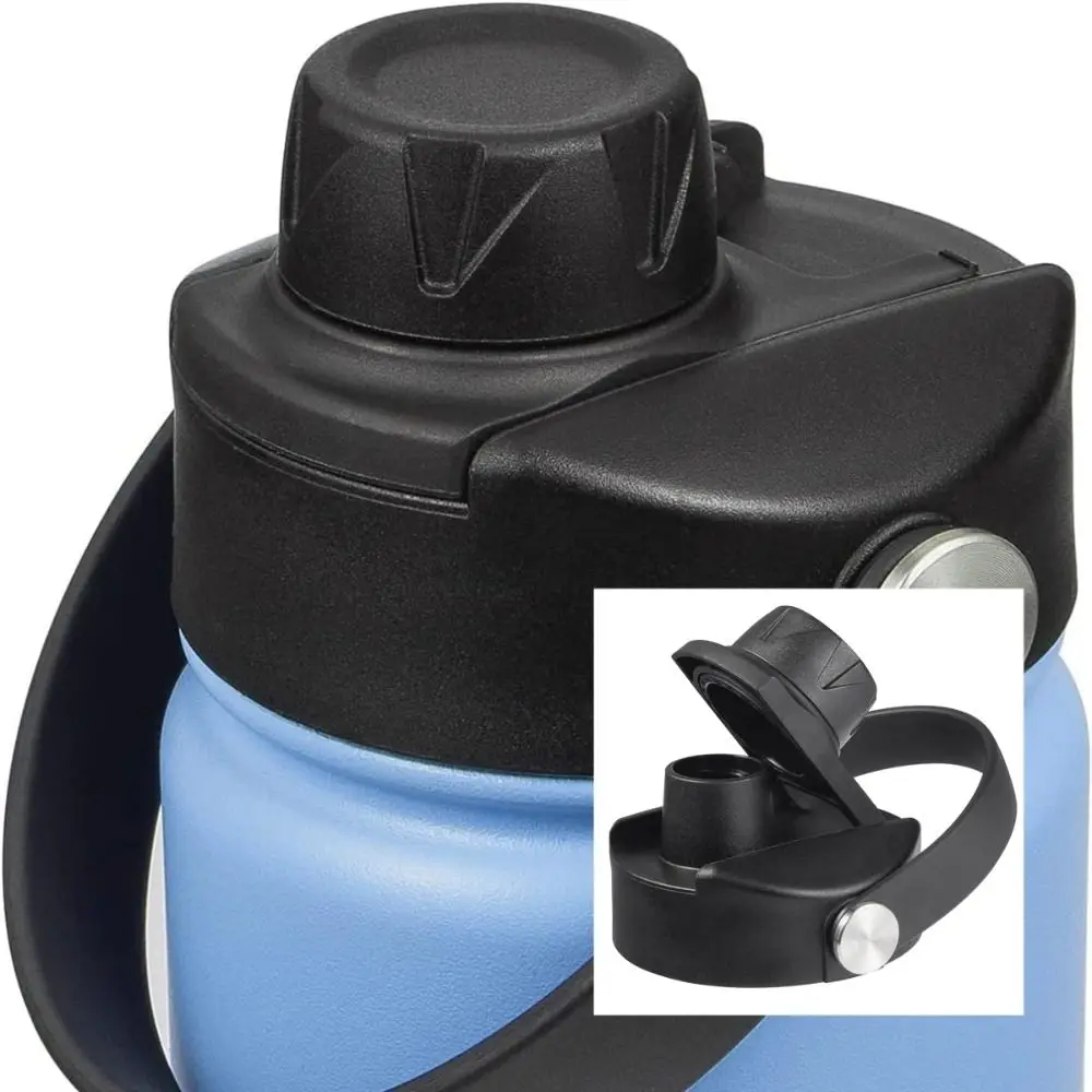 Fits 32 OZ Replacement Lids Spout Design Leak Proof Wide Mouth Lid Splash Proof Wide Mouth Top Spout Lid Water Bottle Use