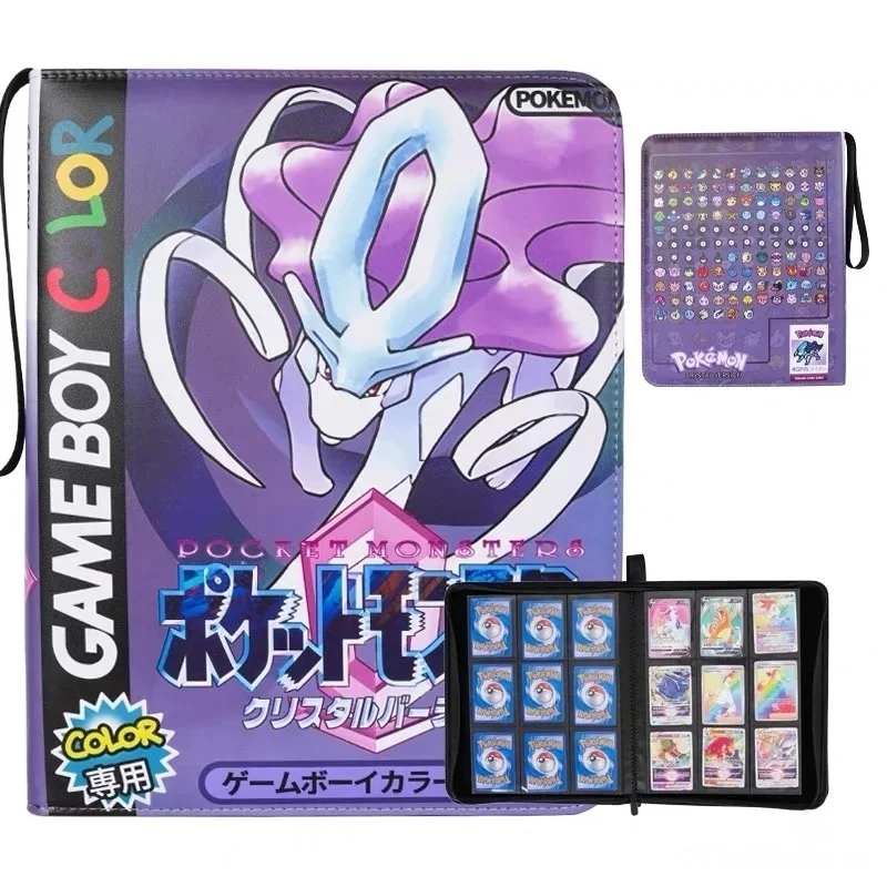 Livret de cartes de combat Anime Pikachu, classeur à fermeture éclair, porte-cartes de jeu en PVC, jouet de Collection, cadeau, étui pour cartes Vmax de dessin animé