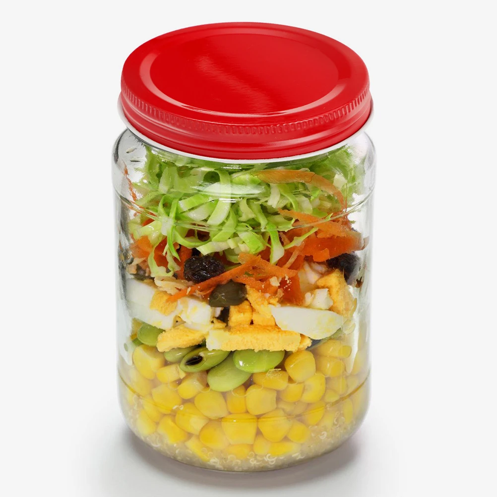 

24pcs Mason Lids Leak-Proof Reusable Metal Caps Regular Mouth Canning Jar Covers Tinplate Seal Lids For Food Storage Jam Jar