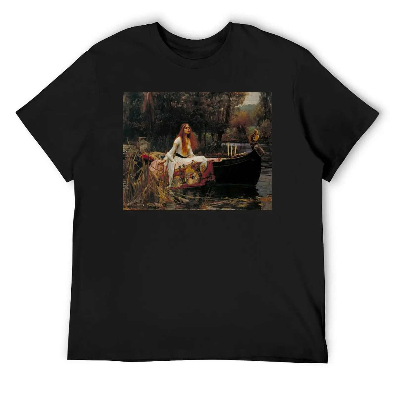 The Lady of Shalott - John William Waterhouse T-Shirt for a boy plus sizes men graphic t shirts