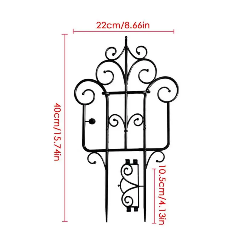 Wire Decorative Garden Fencing Rustic Style Decorative Garden Fence Border Garden Fence Animal Barrier Landscape Pathway Edge